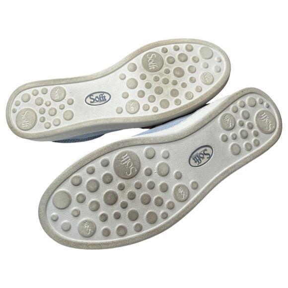 Sofft Somers Tie Soft Blue Sneaker Size 8 - Picture 6 of 7